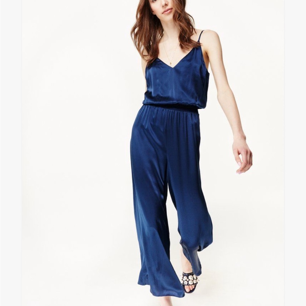 Cami NYC silk jumpsuit Sz L